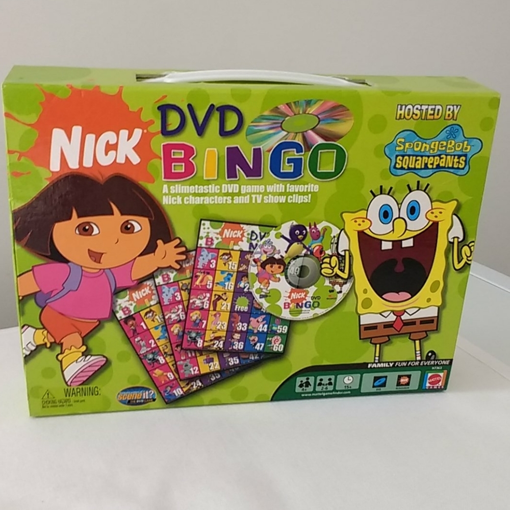Nick DVD Bingo game